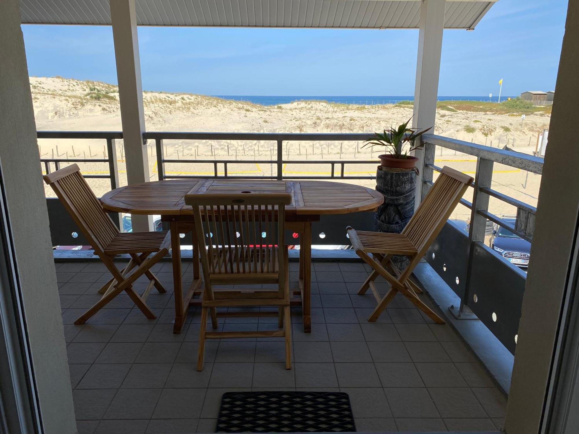 Oceanis Face Ocean Apartment Biscarrosse-Plage Bagian luar foto